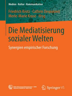 cover image of Die Mediatisierung sozialer Welten